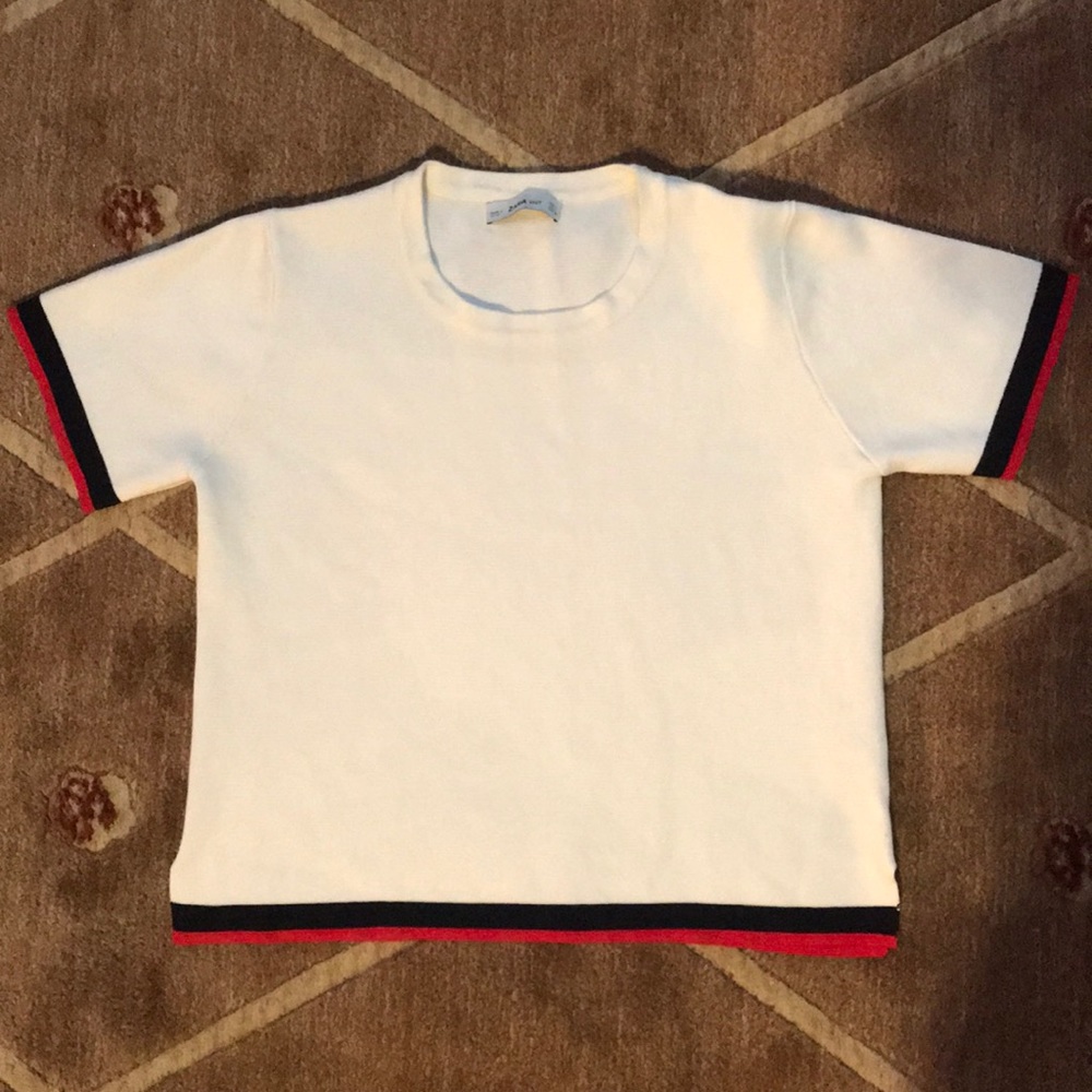 ZARA Knit T-shirt•Size Large•Excellent Condition•